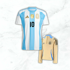 CAMISETA DE MESSI DE LA SELECCION + BUZO DE ENTRENAMIENTO DE REGALO (Promo solo por hoy)
