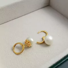 Argolinha Click com Pérola