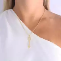 Colar folheado a ouro antialérgico, com acabamento impecável é lindo de viver. Ficar linda não é frescura, é dar um up na autoestima empodere-se.