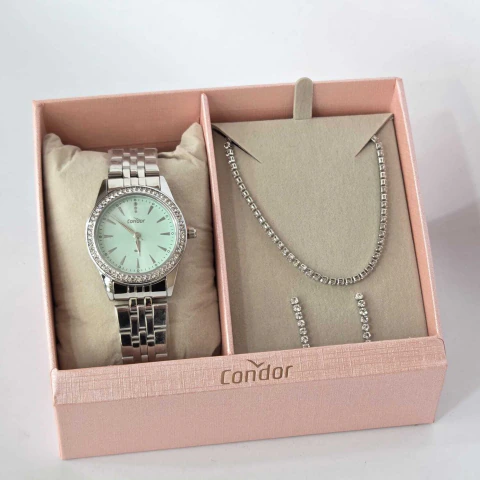 Kit Relógio Condor Feminino