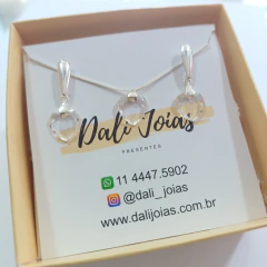 Conjunto Coração Cristal