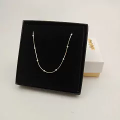 Corrente feminina em prata 925 antialérgica, com acabamento impecável é lindo de viver. Ficar linda não é frescura, é dar um up na autoestima empodere-se.