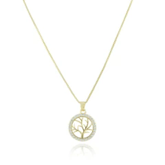 Colar arvore da vida cristal