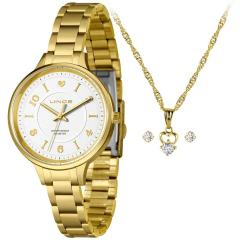 Relógio Feminino Lince Dourado LRGH207L38K09E - comprar online