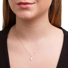 Corrente com Pingente Menina em Prata 925 NPG0622 - comprar online