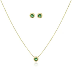 Conjunto ponto de luz esmeralda