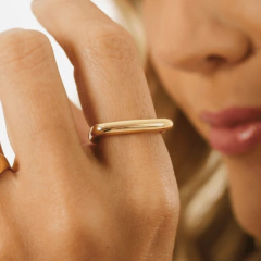 Anel bojudo orgânico