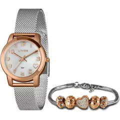 Kit relogio feminino