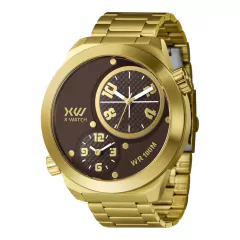 Relogio masculino dourado