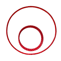 bambole holografico dobravel vermelho