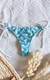 Colaless atada margaritas aqua