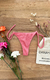 Colaless atada cala rosa