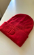 Gorro de lana rojo