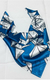 Pañuelo Origami azul