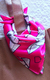 Pañuelo Origami fucsia