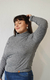 Sweater polera Lola gris melange en internet
