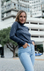 Sweater polera Lola azul marino