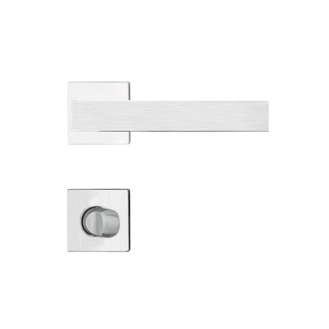 Fechadura Inox Porta de Banheiro 55mm MI610 ST2 Acetinado