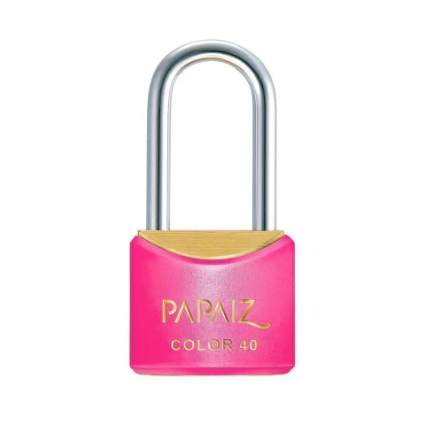 Cadeado de Haste Longa CR40/50 Rosa Color Line