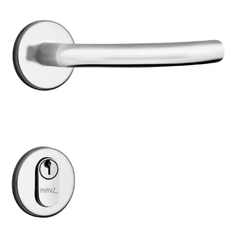 Conjunto Fechadura Arredondada MI620 Externa ST2 55 R232 Cromado