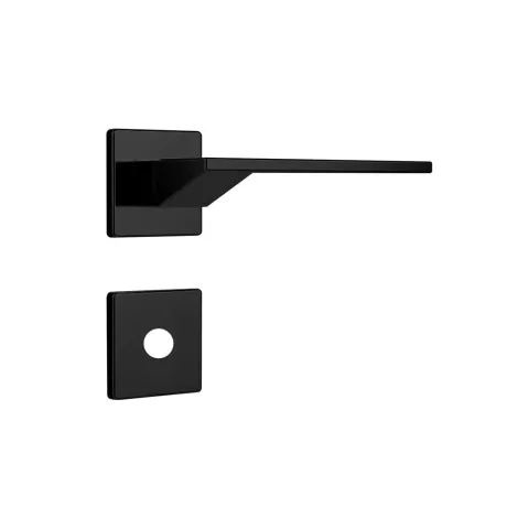 Fechadura para Porta de Banheiro MZ630 40mm Preto Fosco