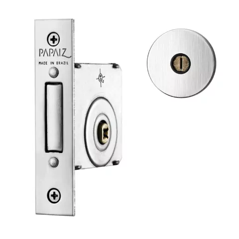 Fechadura Trava Auxiliar Tetra 140 40mm Acetinada Blister