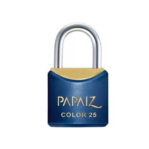 Cadeado com Chave 25mm Latão Azul Color Line Saco Plástico - comprar online