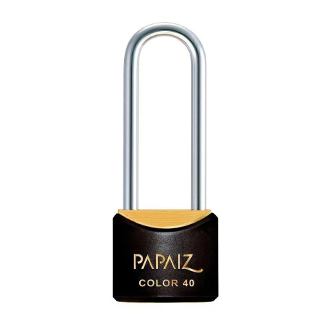 Cadeado de Haste Longa CR40/70 Preto Color Line