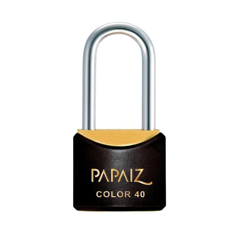 Cadeado de Haste Longa CR40/50 Preto Color Line