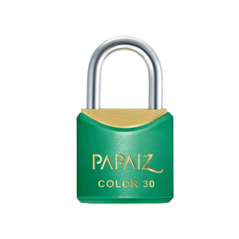 Cadeado com Chave 30mm Latão Verde Color Line Saco Plástico - comprar online