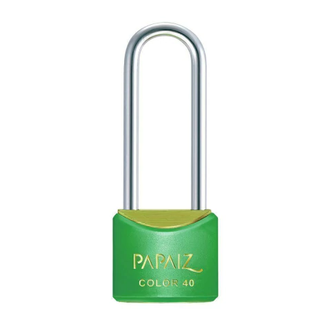 Cadeado de Haste Longa Cr40/70 Verde Color Line