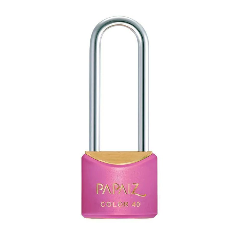 Cadeado de Haste Longa Cr40/70 Rosa Color Line