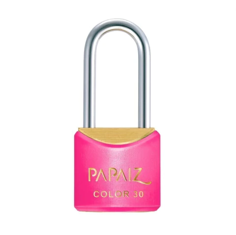 Cadeado de Haste Longa CR30/50 Rosa Color Line