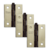 Kit 3 Dobradiças Silvana 850 Até 10Kg - 2" Polegadas Oxidado
