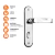 Fechadura Externa Silvana 1300 Ravena 40mm Cromado