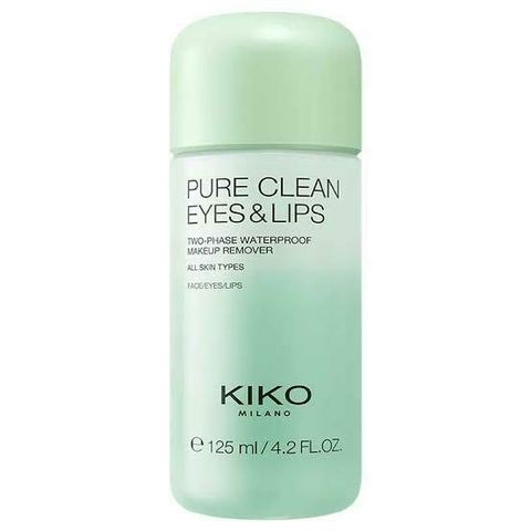 Demaquilante mini Kiko Milano - Pure clean eyes & lips 50ml