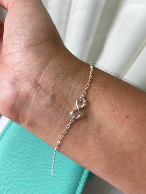 Pulseira infinito 19.5cm - Prata 925 - comprar online