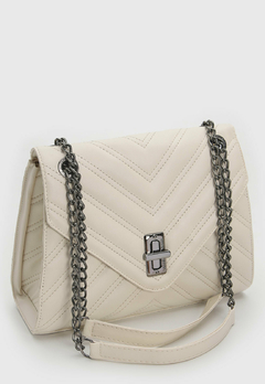 Bolsa Maria Milão Matelassê Lateral Off-White na internet