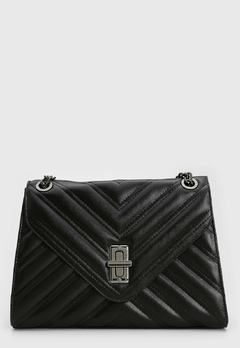 Bolsa Maria Milão Matelassê Lateral Preta - comprar online