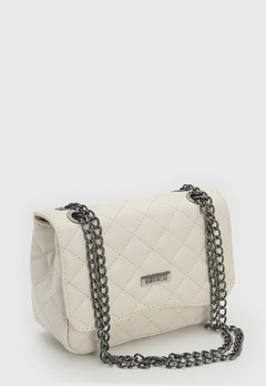 Bolsa Maria Milão Pequena Matelassê Off-White - comprar online
