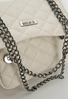 Imagem do Bolsa Maria Milão Pequena Matelassê Off-White