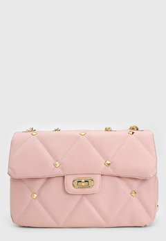 Bolsa Maria Milão Transversal Matelassê Rosa - Maria Milão