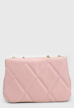 Imagem do Bolsa Maria Milão Transversal Matelassê Rosa
