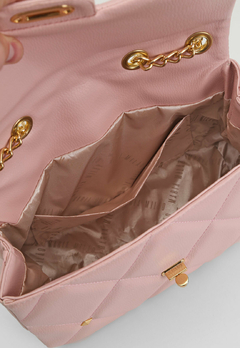 Bolsa Maria Milão Transversal Matelassê Rosa - comprar online