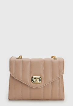 Bolsa Maria Milão Matelassê Pequena Nude - comprar online