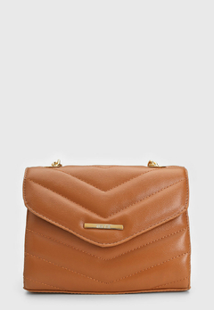 Bolsa Maria Milão Matelassê Pequena Caramelo - comprar online