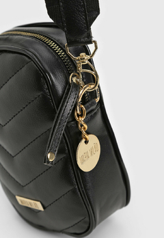 Bolsa Maria Milão Shoulder Bag Matelassê Preta