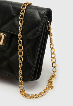 Bolsa Maria Milão Pequena Carteira Preta - comprar online