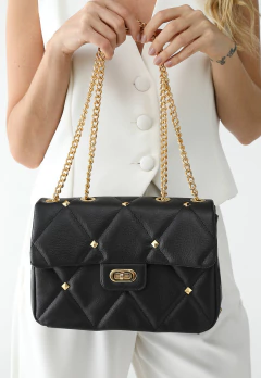 Bolsa Maria Milão Transversal Matelassê Preta na internet