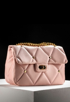 Bolsa Maria Milão Transversal Matelassê Rosa - comprar online